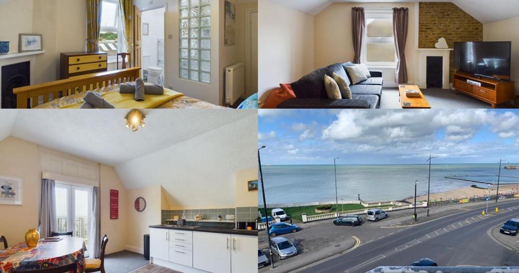 Flat, Amazing Balcony Sea View, Bike Store, With Sun Deck Margate